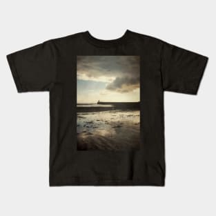 Lighthouse at Sunset Kids T-Shirt